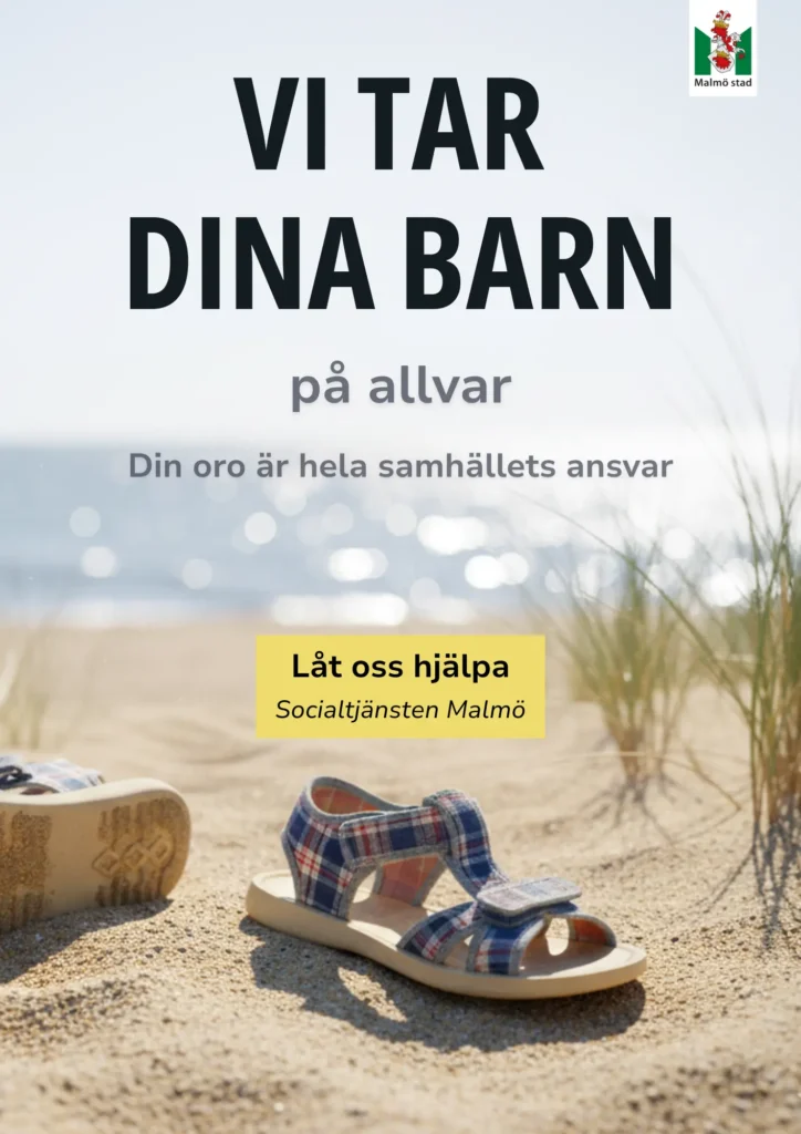 Daniela Barchan har skapat en fiktiv annons för Socialtjänsten i Malmö. Utgångspunkten spelar på debatten om att socialtjänsten stjäl barn och vrider det till en kunskapsspridande kampanj.