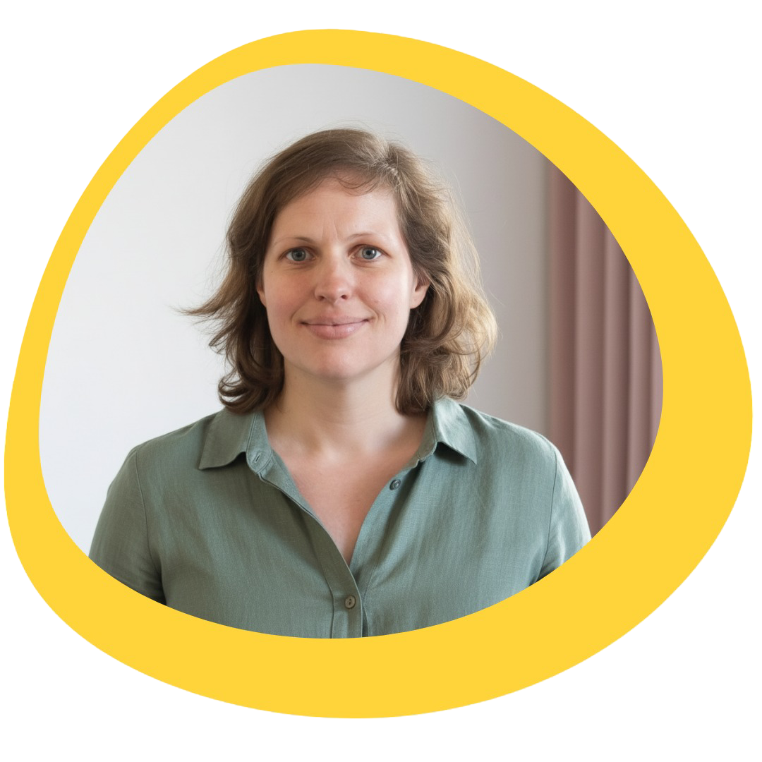 Porträtt av Daniela Barchan, som länkar till sidan "Om mig"