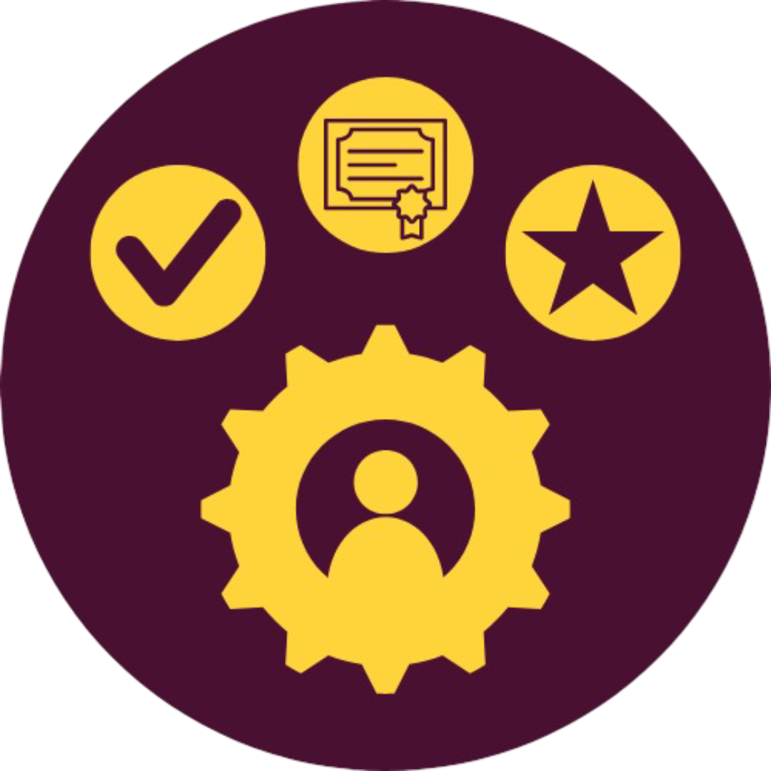 Ikon som länkar till sidan "Kompetenser"