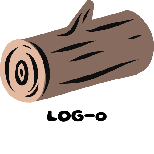 Logotyp - Stock med texten LOG-O